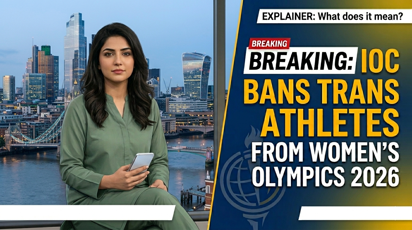Breaking: IOC Bans Trans Athletes from Women’s Olympics 2026