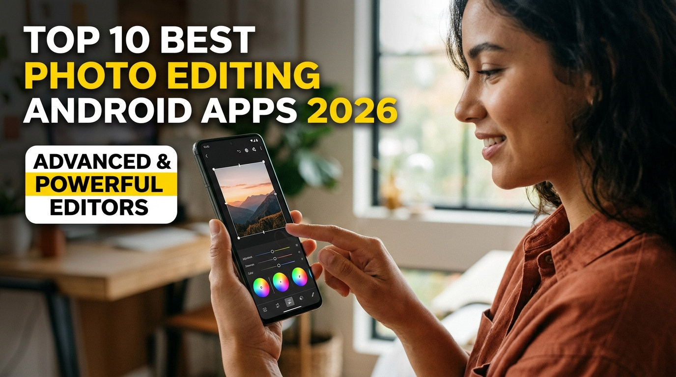 Best photo editing android apps in 2026
